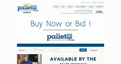 Desktop Screenshot of palletbid.com